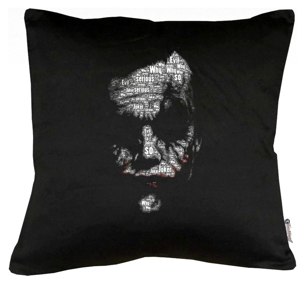 Joker Newsletter Kissen mit Füllung 40x40 cm
