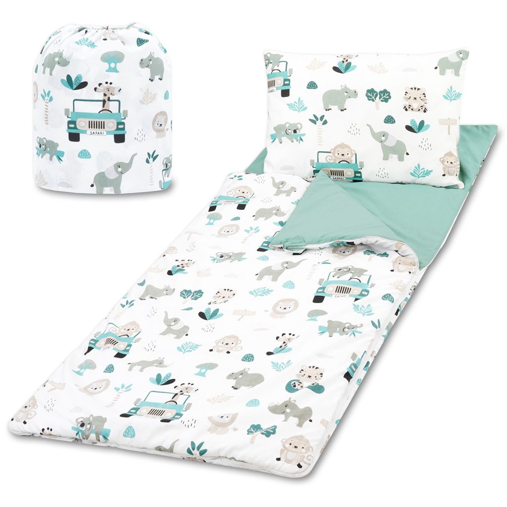 Kinderschlafsack 140x75 cm mit Kissen Deckenschlafsack für Produktbild 
