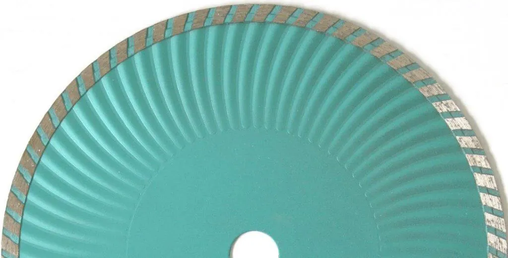 Disque diamant 230 mm turbo bord continu à haute vitesse de coupe