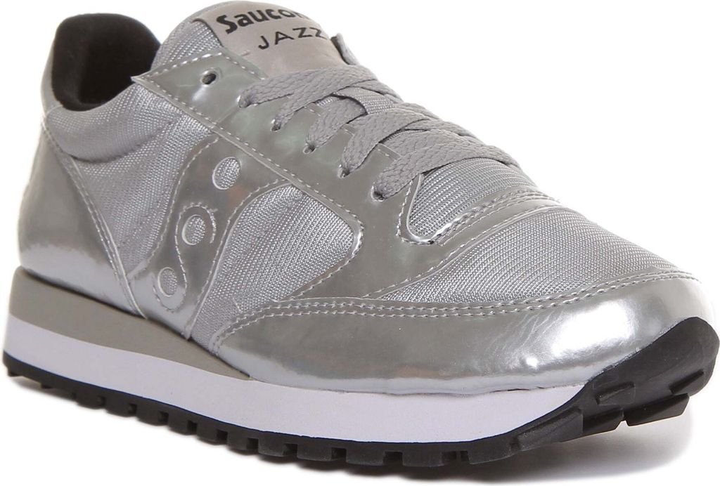 Saucony Jazz Orig al Frauen Schnürung Synthetik Turnschuhe Silber – 3 Großbritannien - 35,5 EU - 5 US / Silber