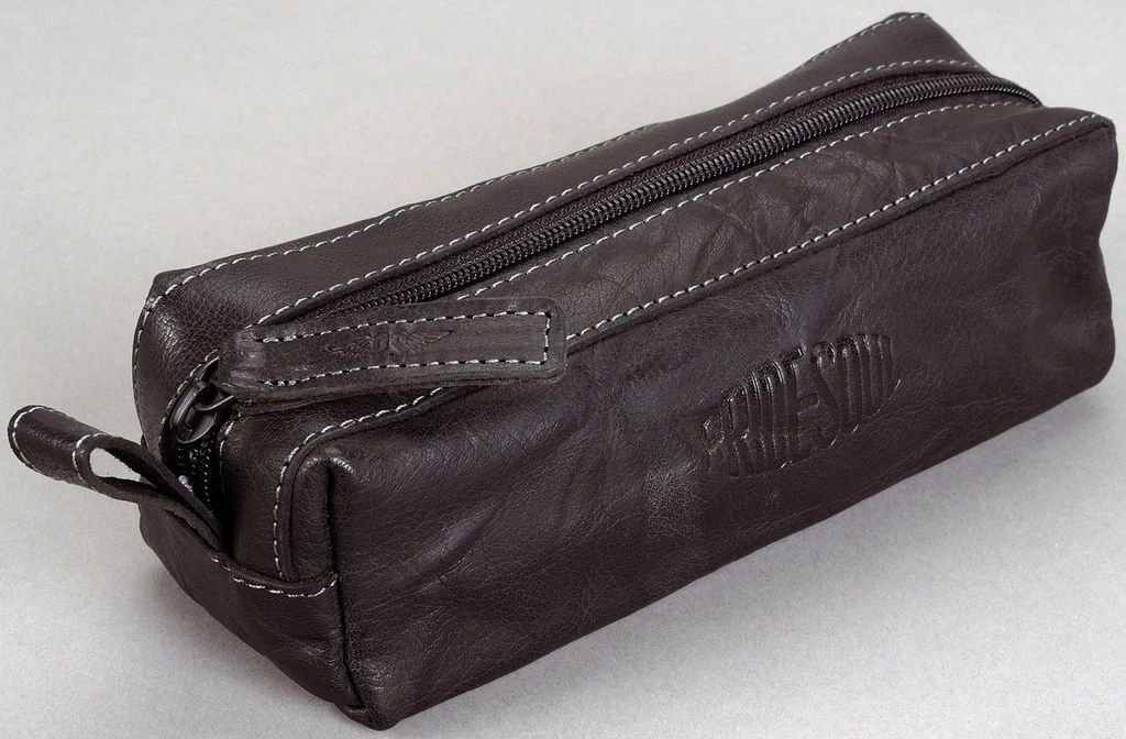 PRIDE&SOUL Schlamper Rolle aus Leder schwarz