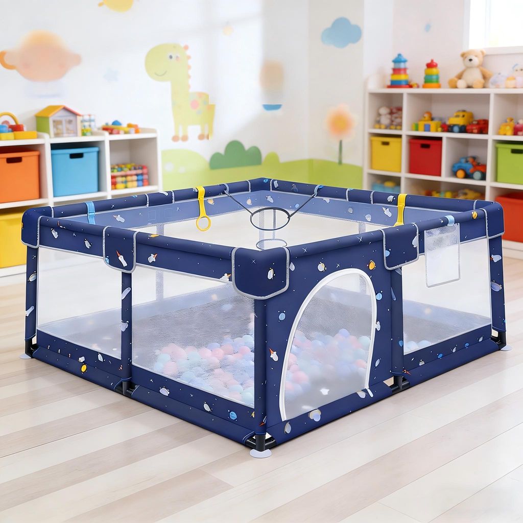 Arvioo Baby Laufstall XXL 150x180x66cm, Großes Laufgitter Produktbild 