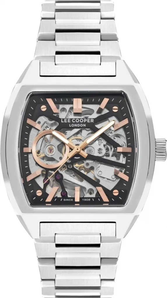 Montre Homme Originale Bleu Marine Cadran Squelette Lee Cooper