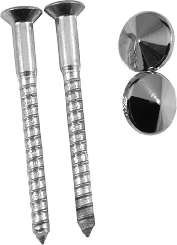 Support Duravit 0067001000 avec tête décorative chromé - Paire