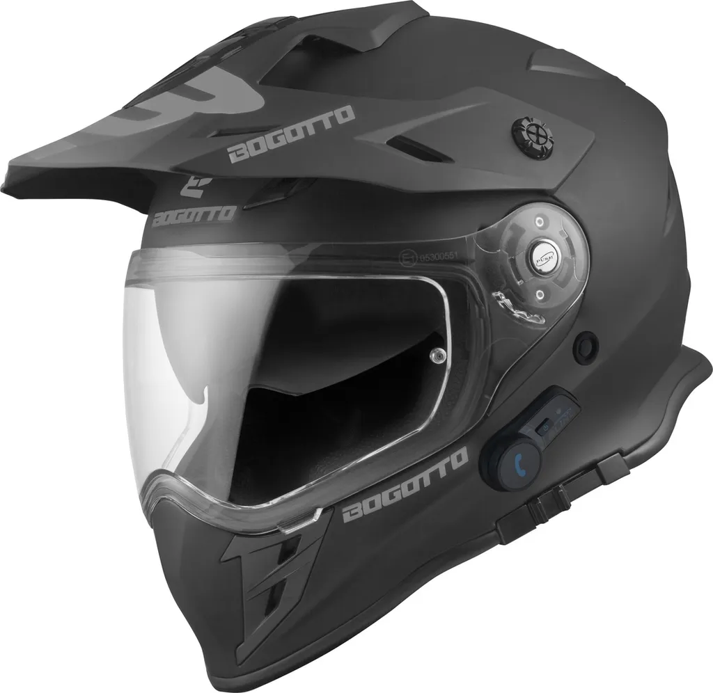 Casque Moto Bluetooth Bogotto H331 BT fini les bruits et le vent en S