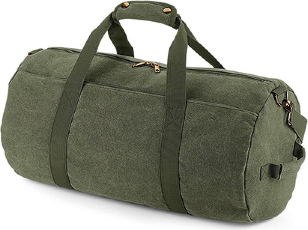 Torba BagBase Vintage Canvas Barrel Zdjęcie produktu 