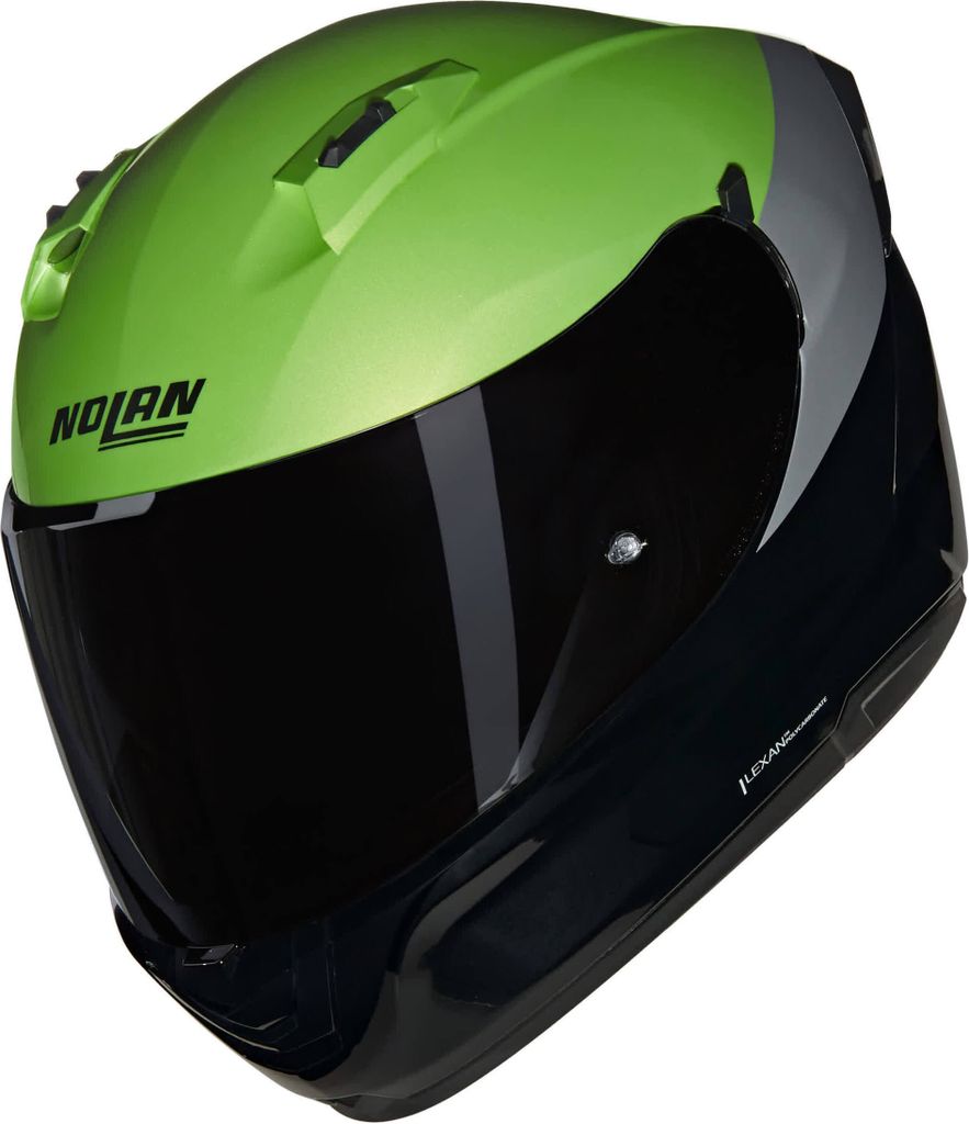 Integralhelm NOLAN N60-6 Speciale 341 Schwarz Grün Impulse Gray größe XL