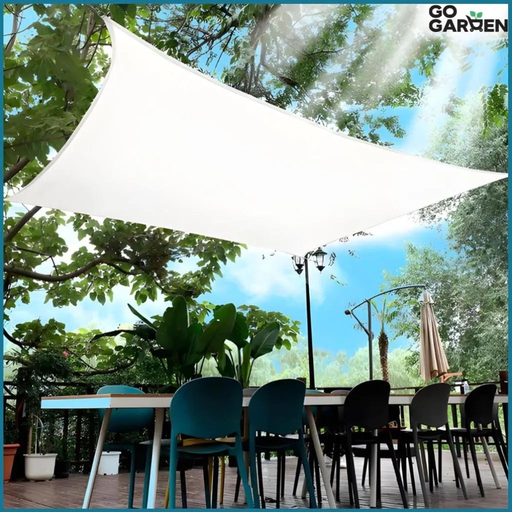 Vela Ombreggiante Zolta 3.6m x 3.6m - Tessuto Tecnico Impermeabile UV95 - 11