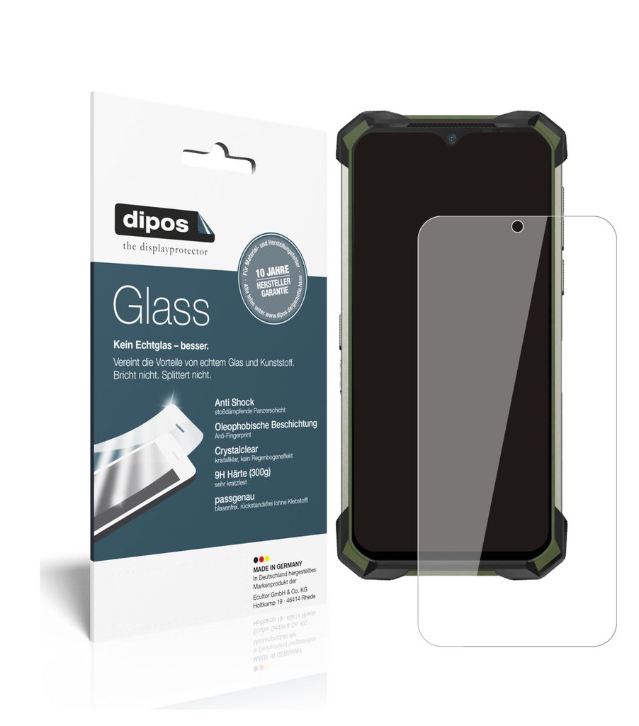 2x Displayschutzfolie Für Doogee S51 – 9H Gehärtetes Glas, Blasenfrei, Kratzfest