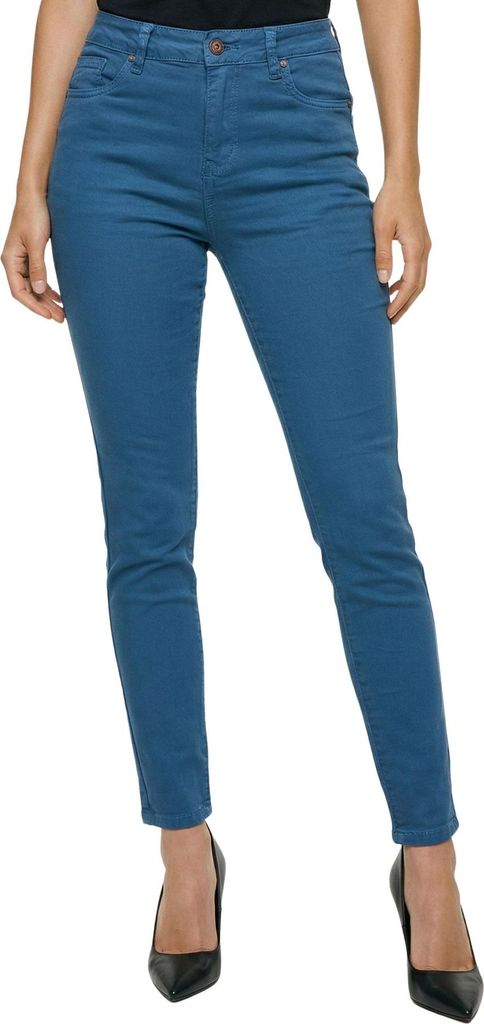 Tazzio Damen Skinny Fit Jeans F138 (Petrol, 38)