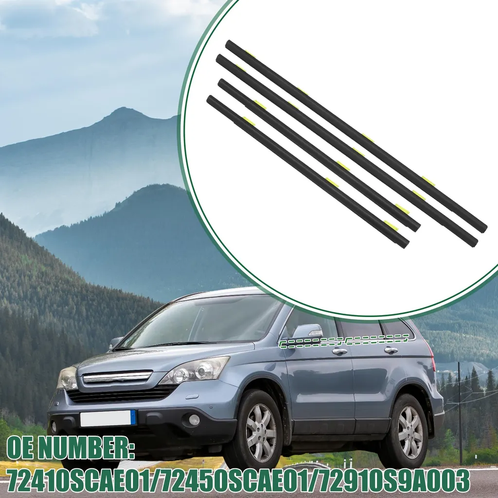 Stop fuites et bruits : Joint de fenêtre Honda CR-V 02-06 Noir Caoutchouc