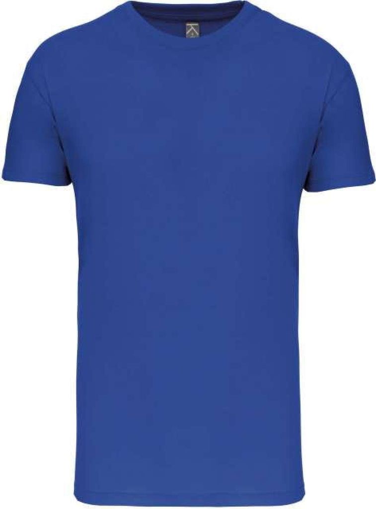 Kariban Herren T-Shirt Round Neck Oberteil Shirt Basic Rundhals, Größe:4XL, Farbe:Light Royal Blue