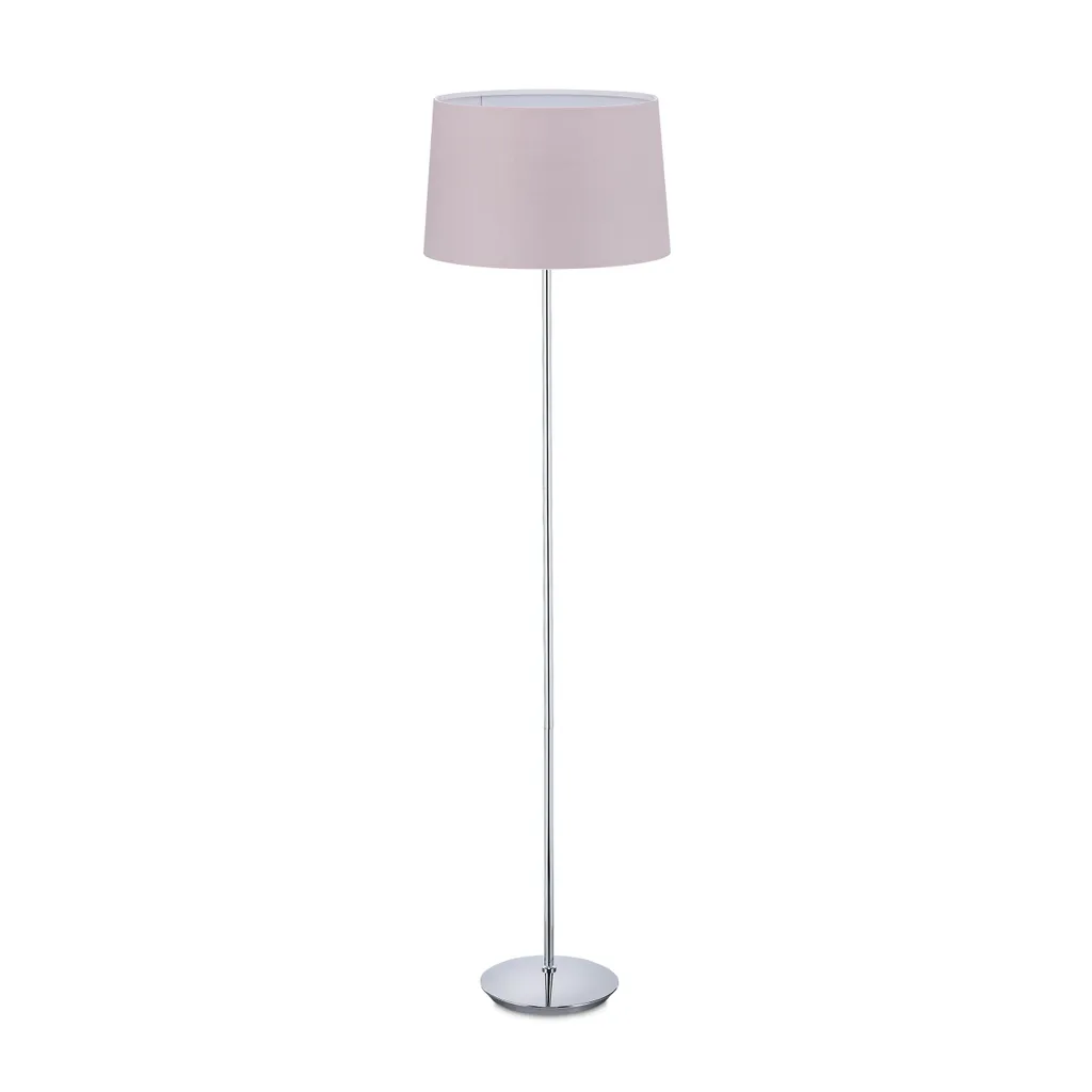 Lampadaire anti-éblouissement avec abat-jour tissu pour lumière douce
