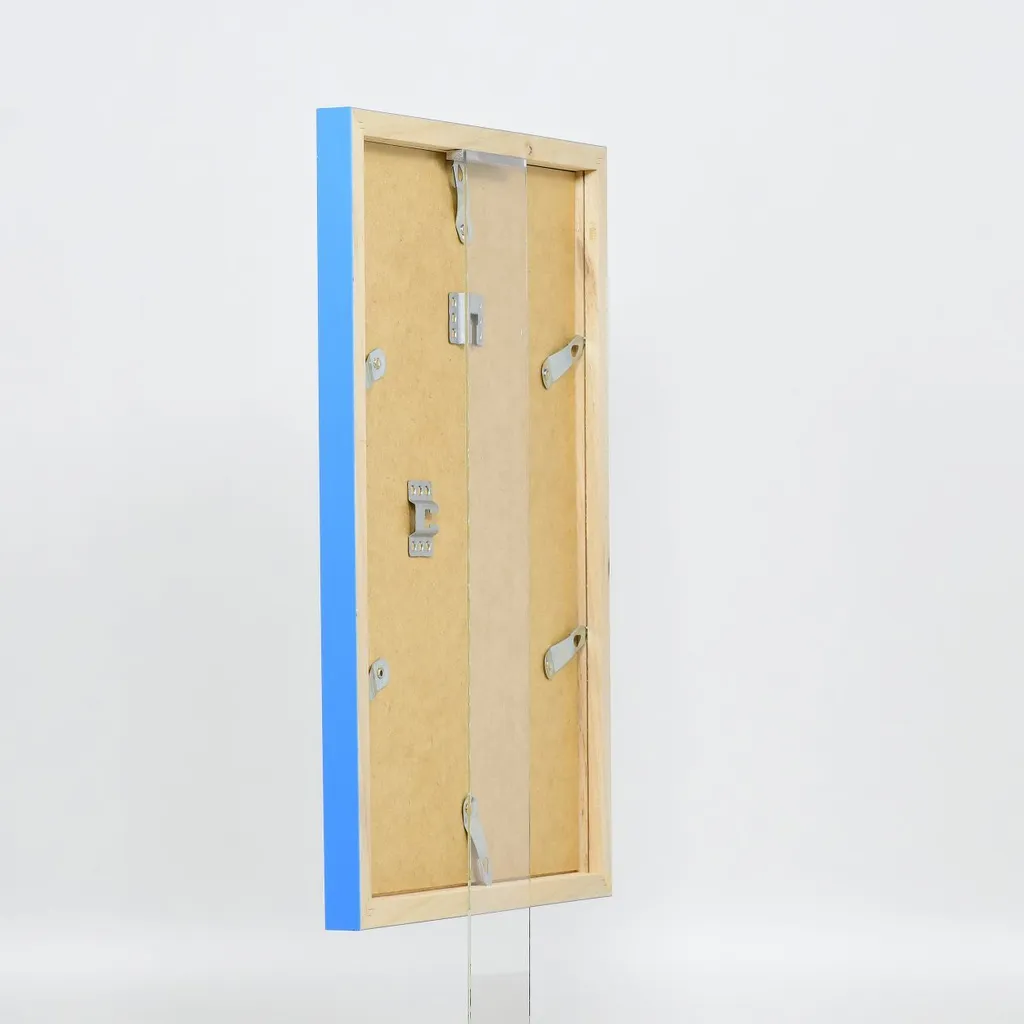 Cornice Blu 25x35 Top Cube | Legno Vero per Mostre e Poster - 19