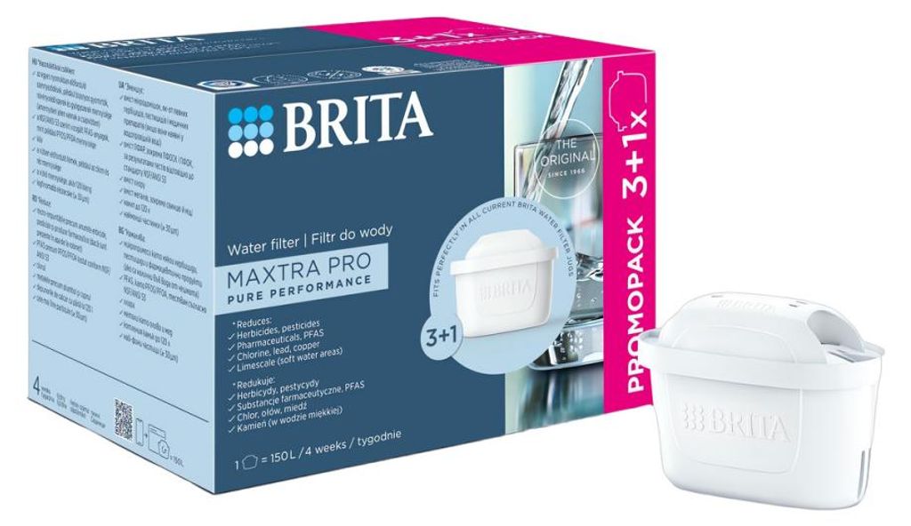 BRITA Maxtra PRO Pure Performance Wasserfilter, 4 (3+1) Produktbild 