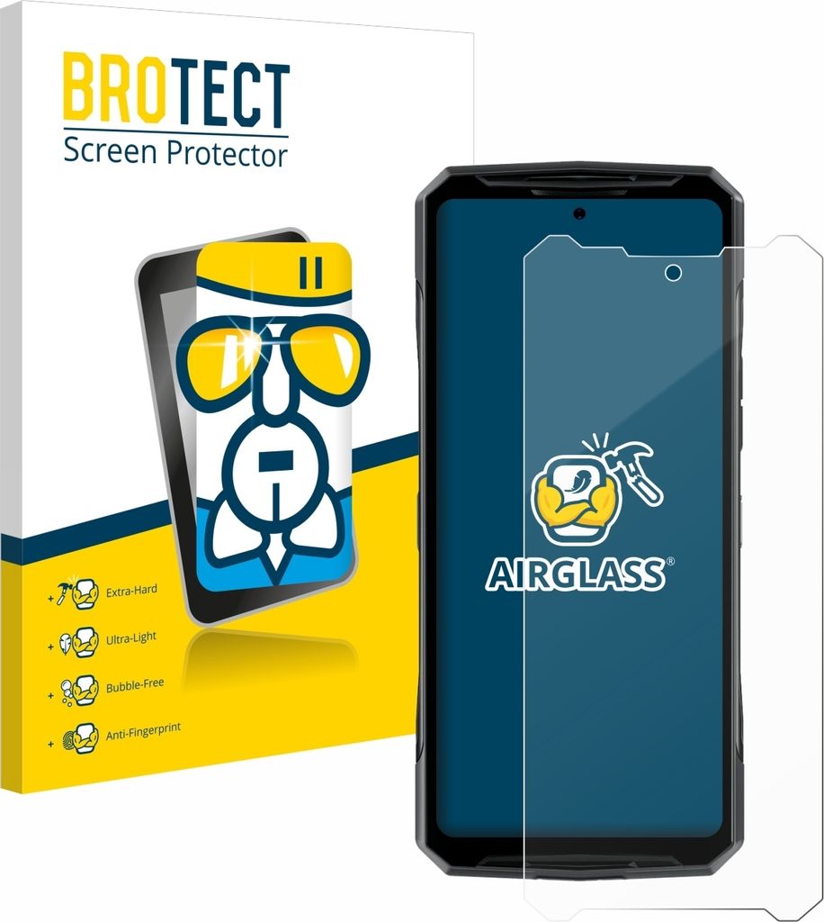 BROTECT Schutzglas für Doogee DK10 Schutzfolie Panzer Folie Glas Display Schutz klar
