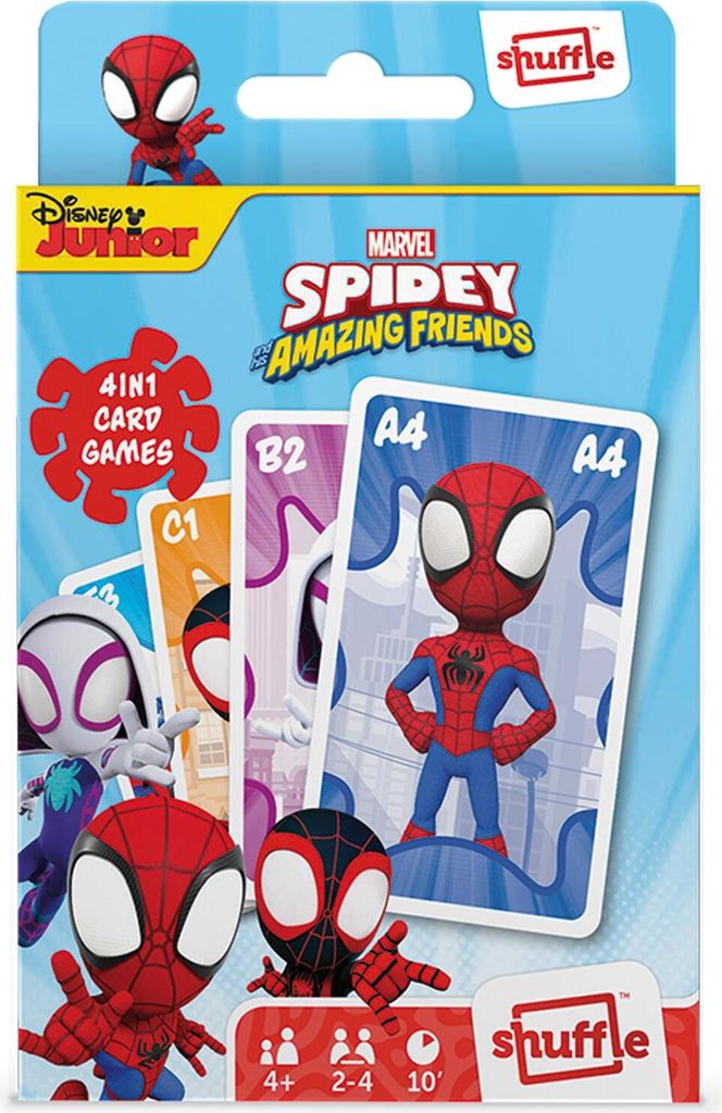 Gra Disney Spidey Shuffle 4-in-1