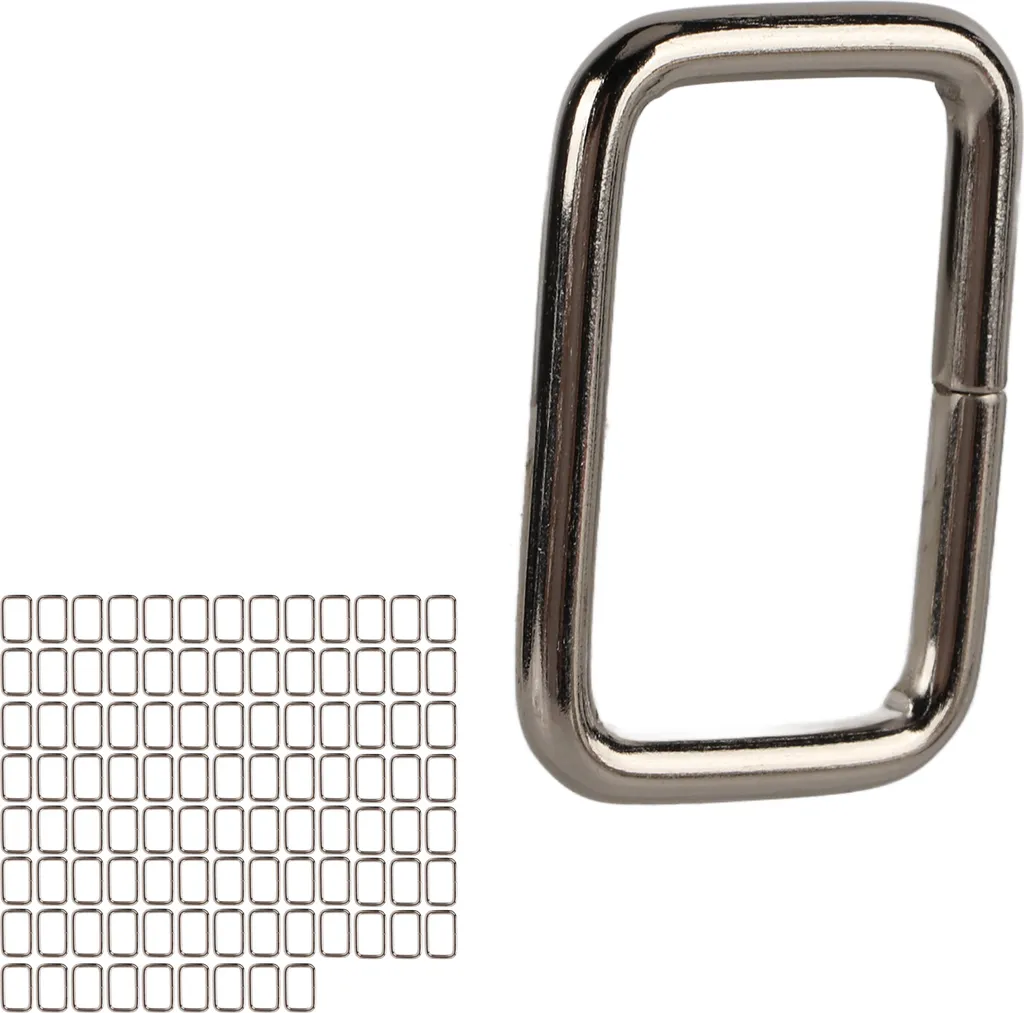 Fibbia Quadrata Metallo Resistente per Zaini e Attrezzatura Outdoor