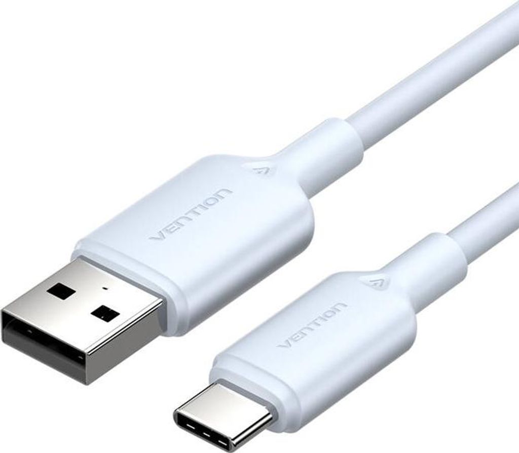 USB 2.0 A to USB-C 3A cable Vention CTQLH 2M (blue)