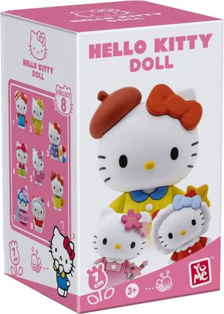 Set Hello Kitty Sanrio 12 Figurines : Collection Complète avec Support