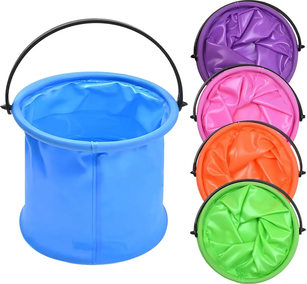 Petit seau rétractable 2 litres portable pour activités de plein air