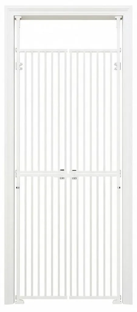 Grande barrière de protection enfant et animaux blanche 190-250cm