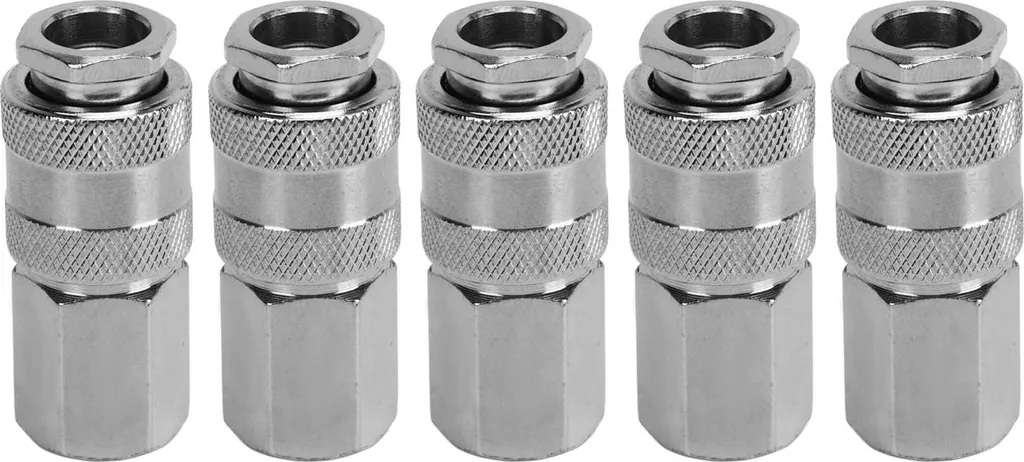 Kit 5 Accoppiatori Aria 1/4 NPT - Filettatura Femmina per Compressore