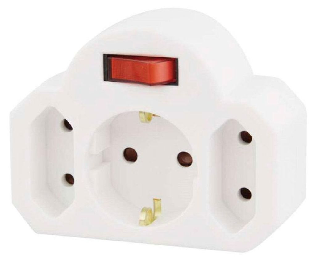 Adaptér 3 zásuvky so kľúčom EMOS P00282 Obrázok produktu 