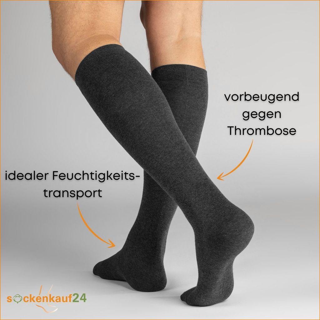2 I 4 Paar Stützstrümpfe Reisestrümpfe Kompressionsstrümpfe Produktbild 3
