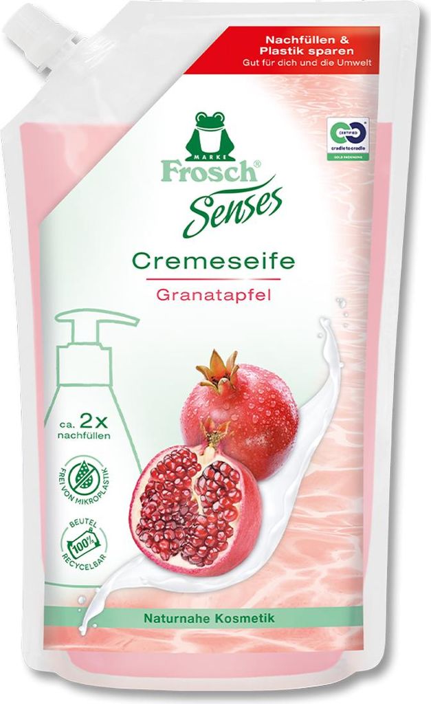 Frosch Reine Pflege Granatapfel Cremeseife 500 ml Produktbild 