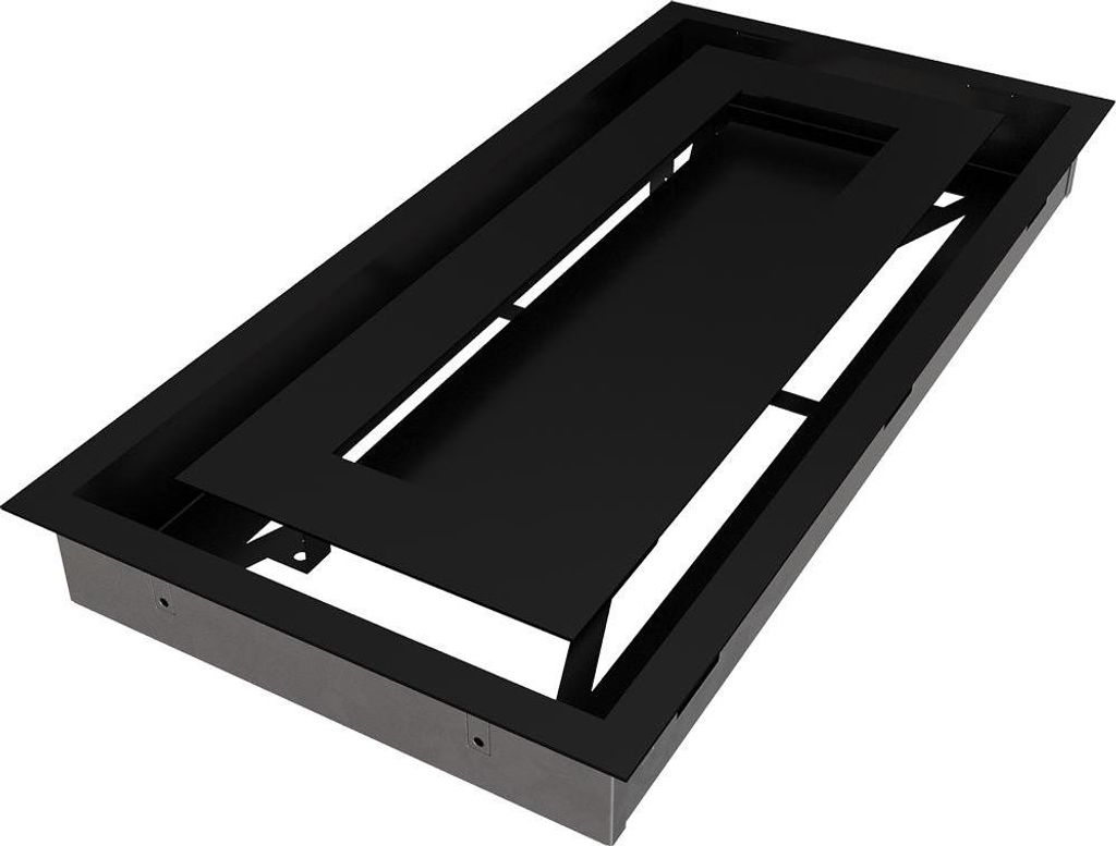 Lüftungsgitter WIND 22x45 schwarz