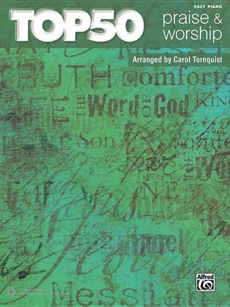 Livre Partition Piano Top 50 Louange et Adoration pour Animer la Liturgie