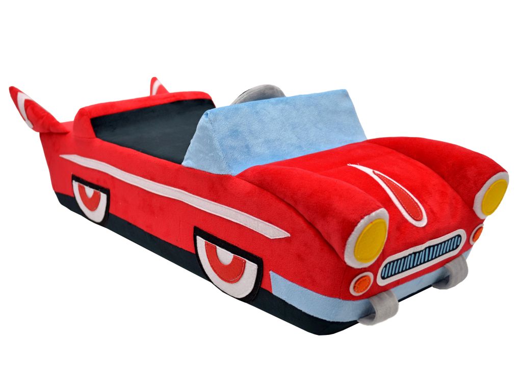 Kuscheltier Das Auto des kleinen Maulwurfs 19 cm Rot, 34917A