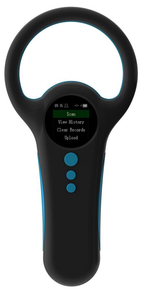 Lecteur portable de puces électroniques pour animaux, doté Image du produit 