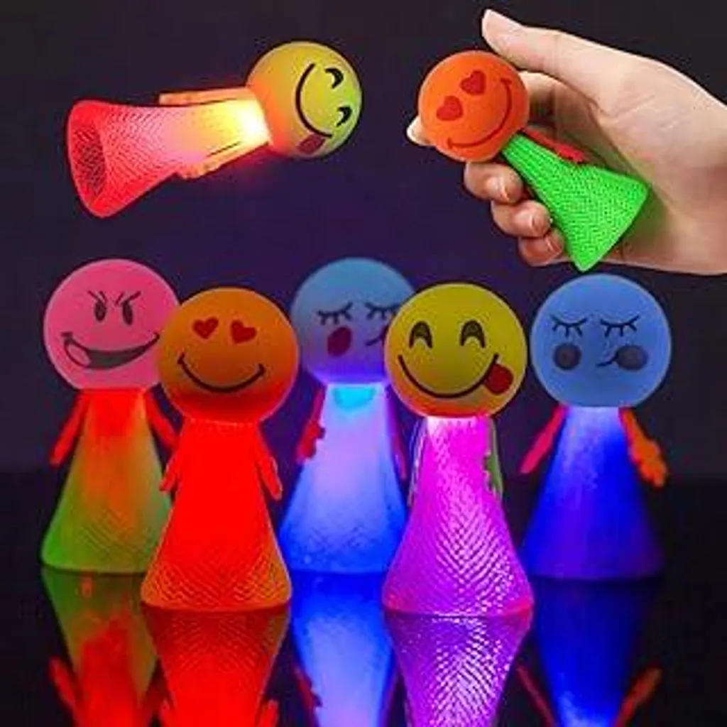 Giocattolo Luminoso LED Jumping per Bambini - Set 12 Pezzi Party