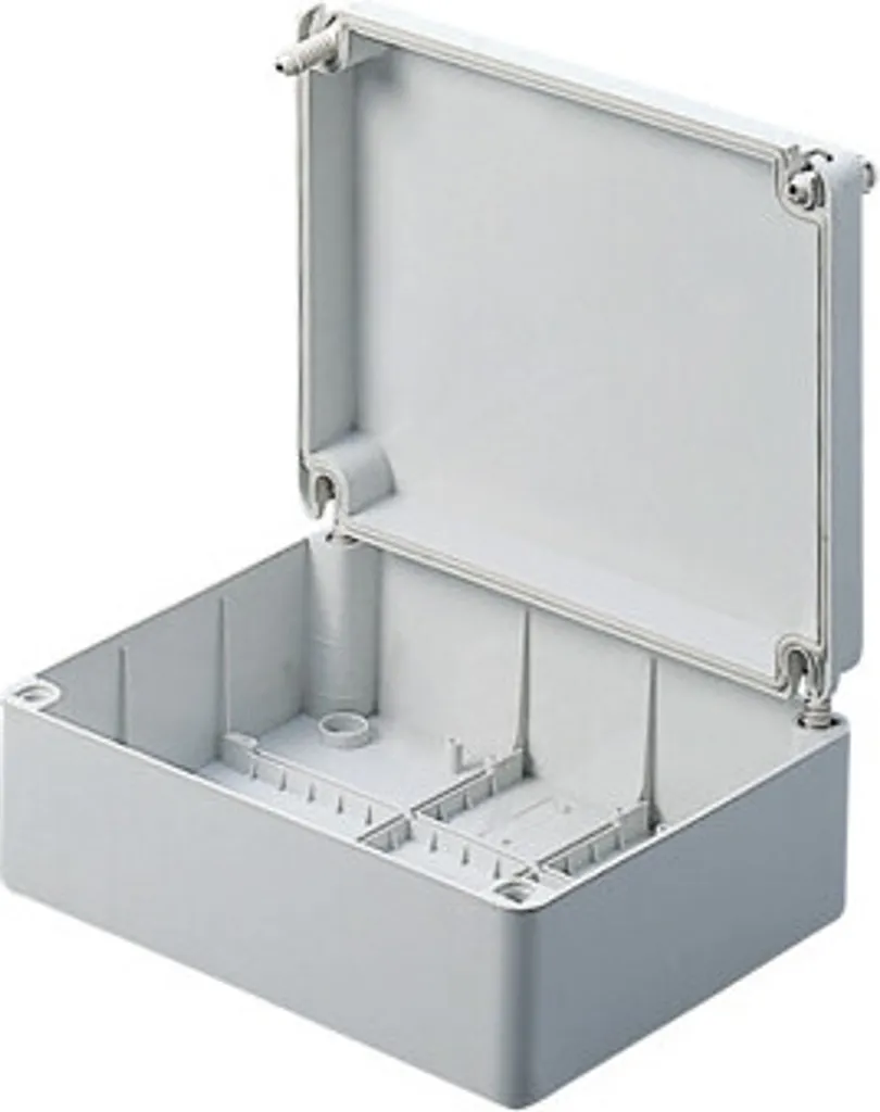 Boîte de jonction pour garage et atelier - Format 300x220 mm Gris