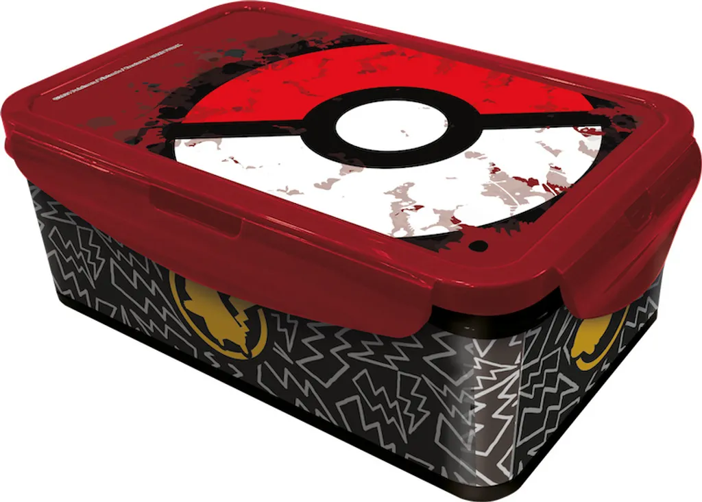 Boîte petit-déjeuner Pokeball rigide et sans BPA - Edition Pokemon