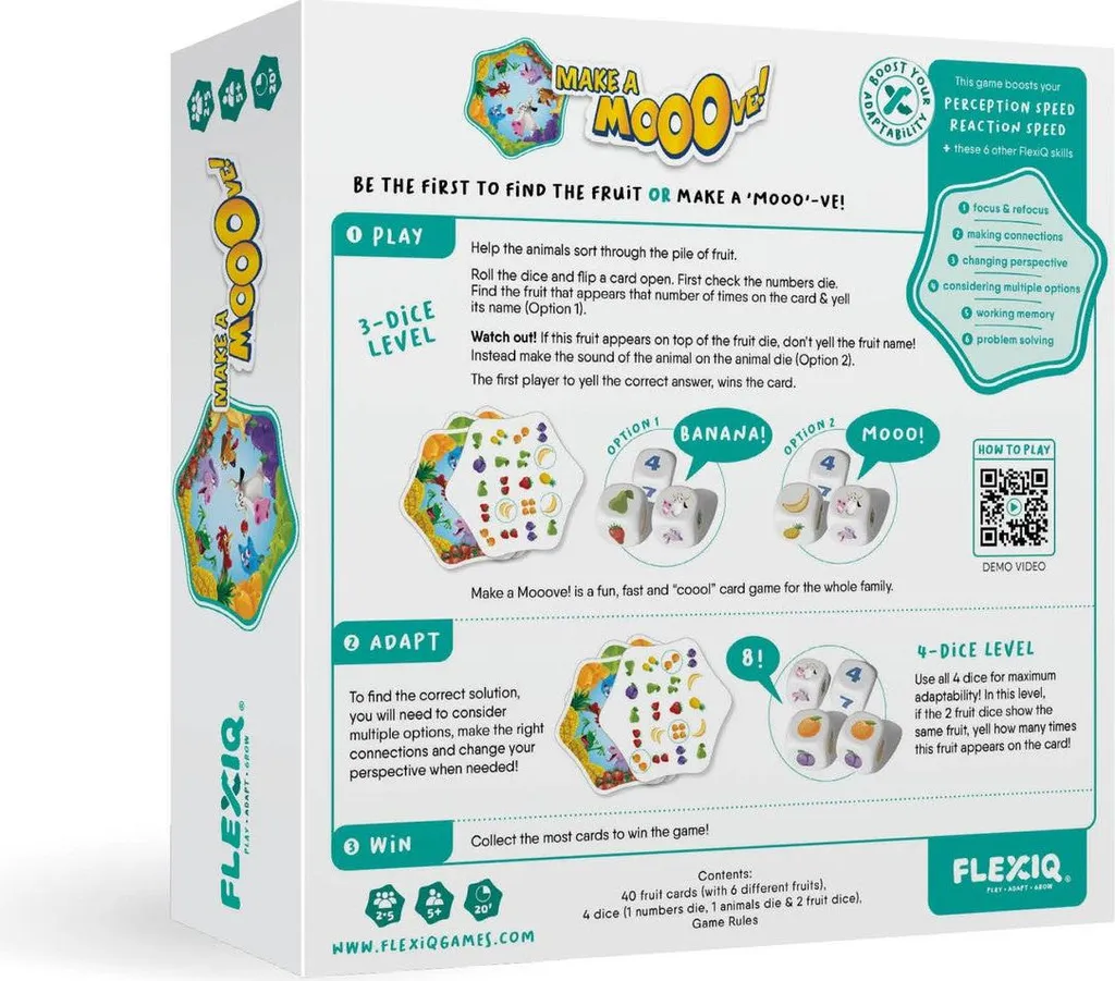 Fini l'Ennui avec Flexiq Make A Mooove le Jeu de Société Dynamique