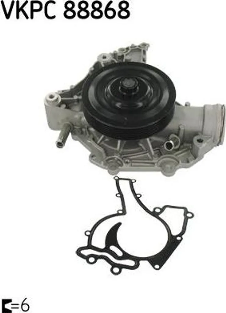 Pompe à eau SKF haute performance OE 2722001001 pour Mercedes-Benz