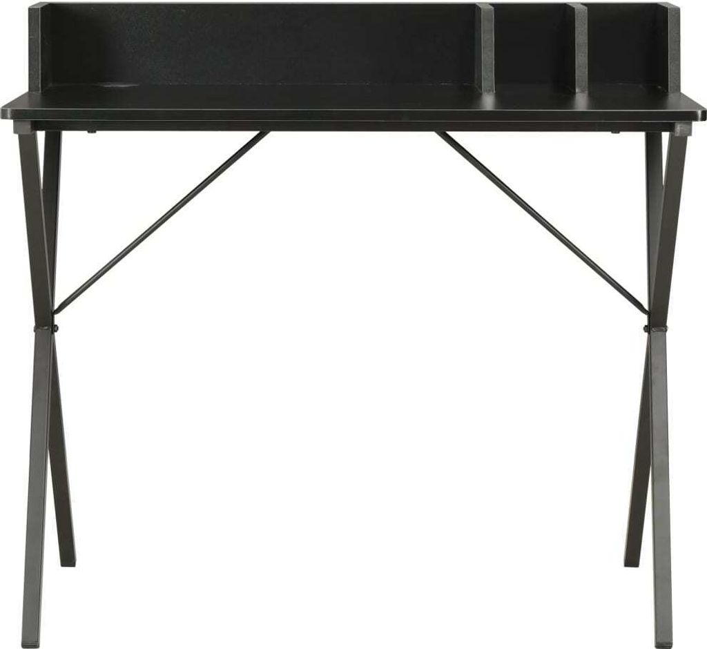 Möbel Schreibtisch/Highboard - elegante Design - Mehrzweckschrank - Schwarz 80x50x84 cm - Kommoden CLORIS4199431
