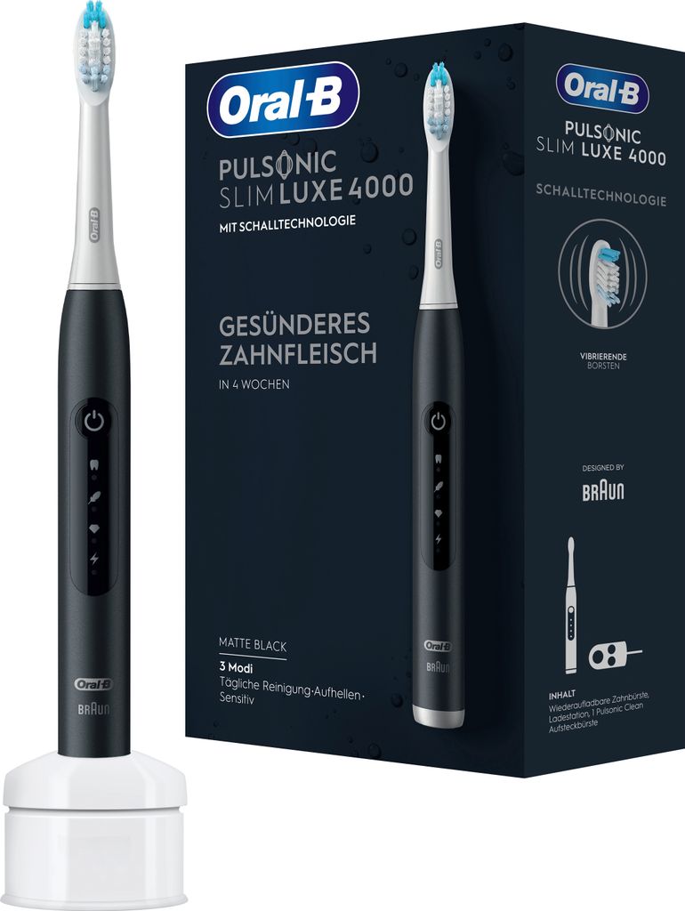 Oral-B Pulsonic Slim Luxe 4000 Matte Black | Kaufland.de