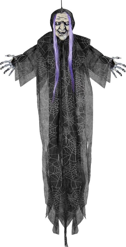Strega di Halloween da appendere 110cm - Figura di Immagine del prodotto 