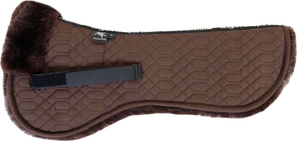 Engel Reitsport Lammfell Sattelkissen (Sakis1) Mocca Mocca M (16 - 17,5 Inch) 56cm