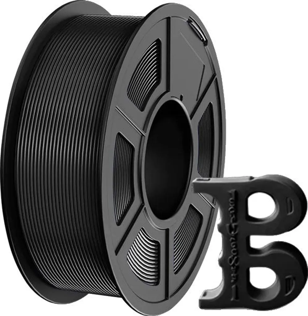 Filament nylon PA pour pièces mécaniques 3D, noir haute résistance