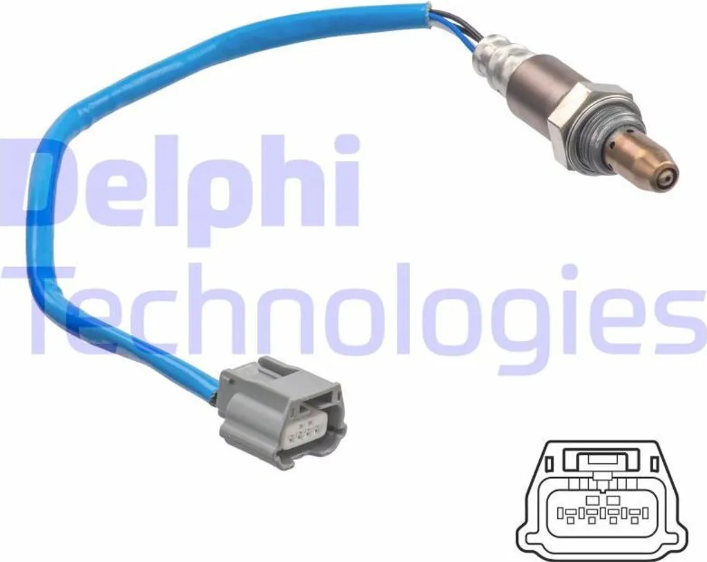 Capteur d'oxygène Sonde Lambda Delphi pour Nissan Micra et Note K13