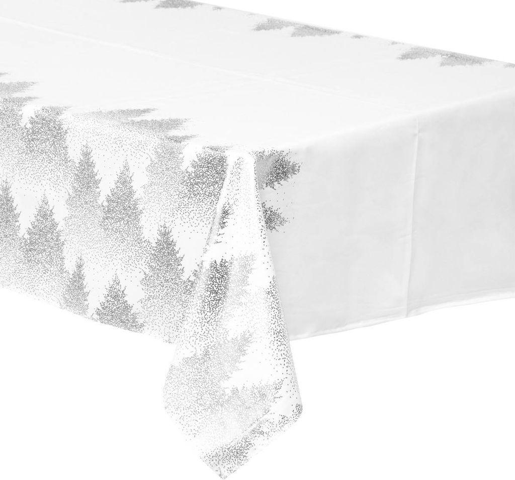 Weihnachtstischdecke "colorama de noël" motiv tannenbäume 140x360cm - Atmosphera créateur