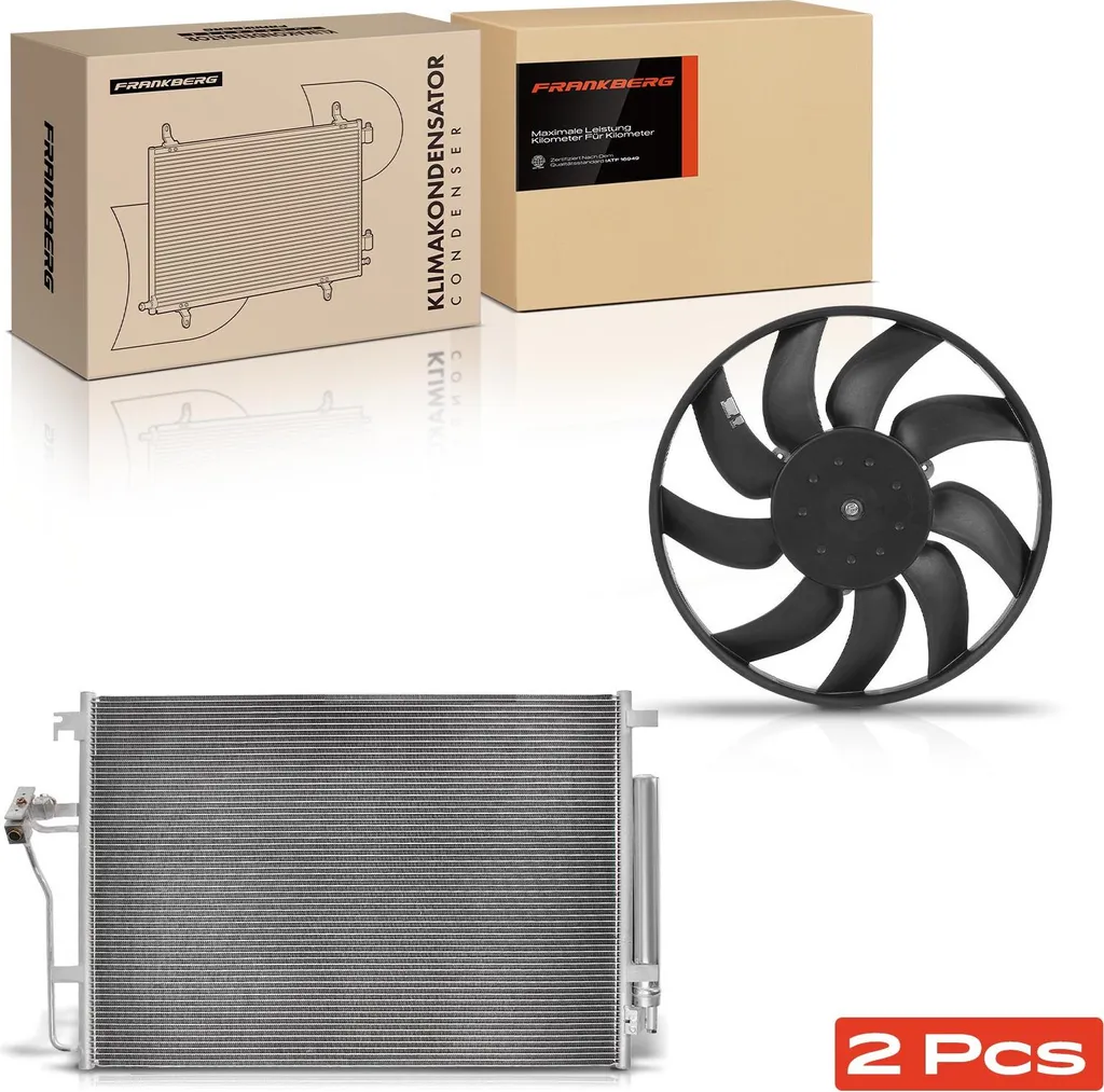 Réparer clim Sprinter Crafter : Condenseur et Ventilateur de rechange 1x