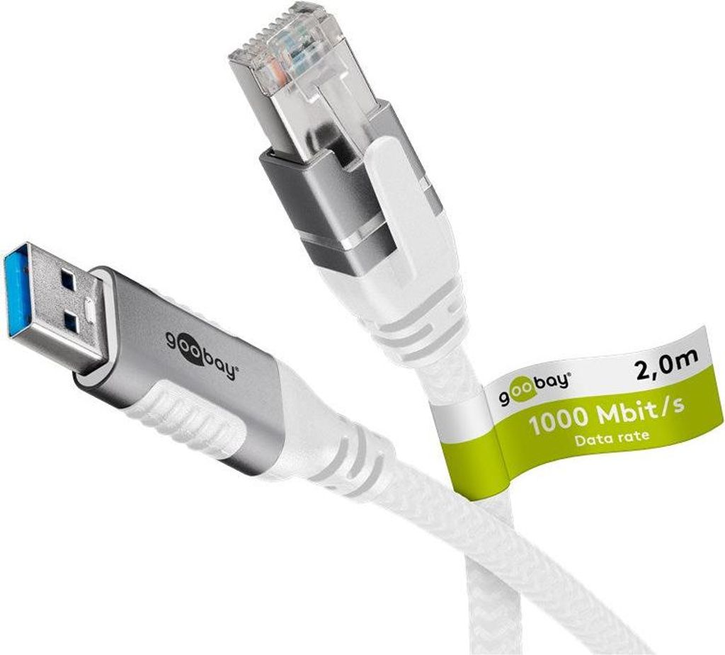 Goobay 74159 Netzwerkadapter Kabel USB 3.0 Typ A Gigabit Ethernet 2 m