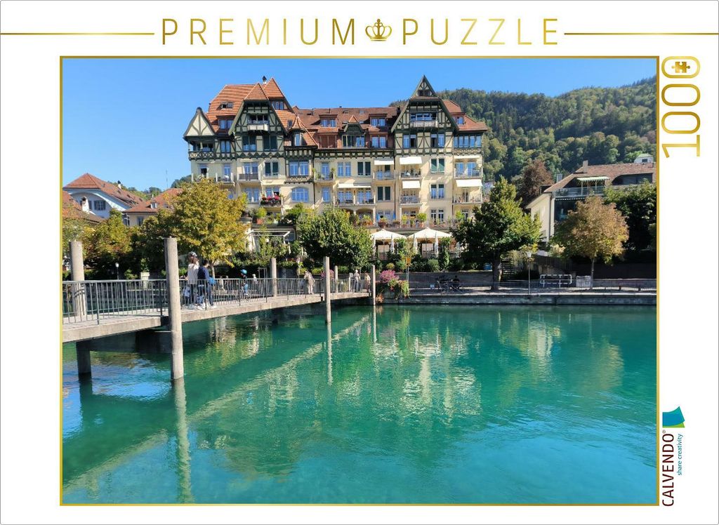 CALVENDO Puzzle Ein Motiv aus dem Kalender Schweizer Städte | 1000 Teile Lege-Größe 64x48cm Foto-Puzzle für glückliche Stunden