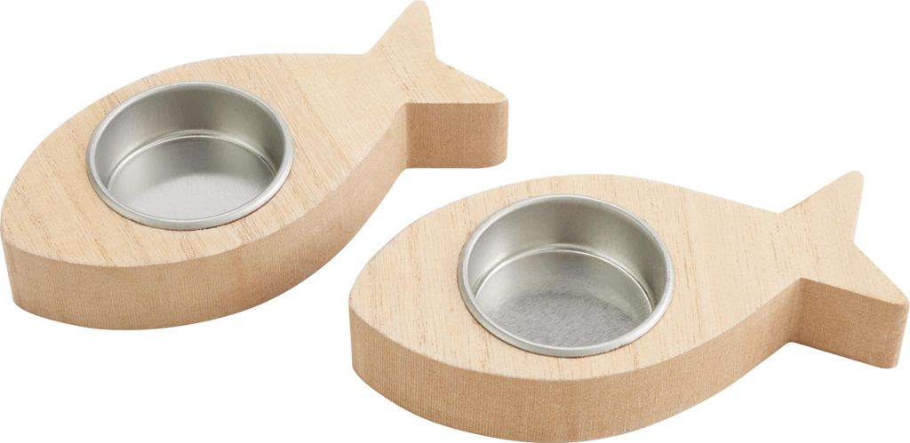 VBS Teelichthalter "Fisch", 2 Stück Produktbild 